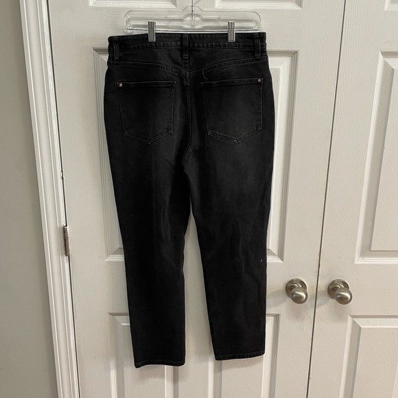 No‎ Boundaries High Rise Distressed Black Jeans Size 15 - Picture 5 of 7